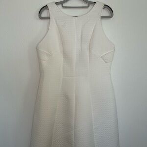 NWT Armani Exchange White Halter Sheath Mini Dress